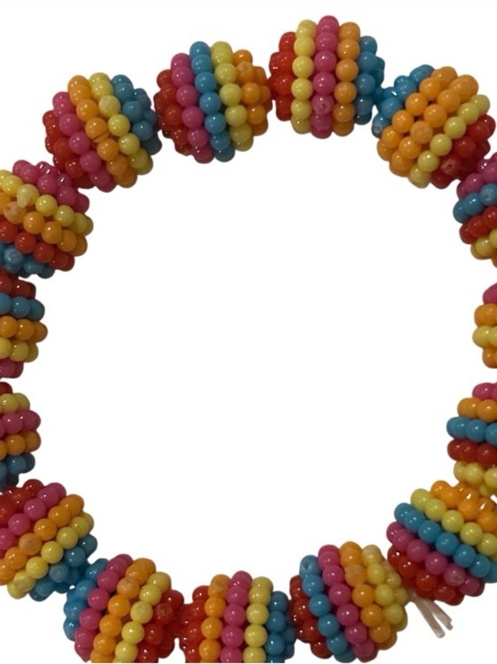 Colorful Beaded Stretch Bracelet - Multicolor